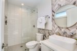 Bright and accessible guest bathroom
